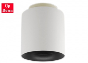 12W 20W 30W Scene Switch Up-Down & Tri-color LED Surface Spot Down Light For Home & Decoration Low-Glare Accent Spot Pin Light Fixed Aluminum Cylindrical Surface & Flush Mount Spotlight Downlight White