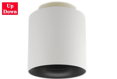 12W 20W 30W Scene Switch Up-Down & Tri-color LED Surface Spot Down Light For Home & Decoration Low-Glare Accent Spot Pin Light Fixed Aluminum Cylindrical Surface & Flush Mount Spotlight Downlight White