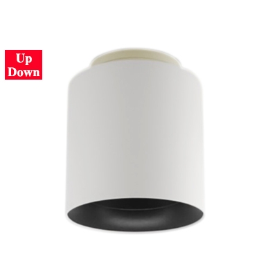 12W 20W 30W Scene Switch Up-Down & Tri-color LED Surface Spot Down Light For Home & Decoration Low-Glare Accent Spot Pin Light Fixed Aluminum Cylindrical Surface & Flush Mount Spotlight Downlight White