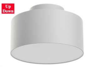 15W 20W Scene Switch Up-Down Tri-color LED Surface & Flush Mount & Semi Flush Modern Nordic Scandinavia Cylinder Ceiling Sconce Highlighter Ambiance Accent Spotlight Downlight Circular