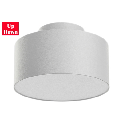 15W 20W Scene Switch Up-Down Tri-color LED Surface & Flush Mount & Semi Flush Modern Nordic Scandinavia Cylinder Ceiling Sconce Highlighter Ambiance Accent Spotlight Downlight Circular