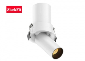 Curved Trim Mini Smart Telescopic Retractable Recessed Spot Down Light Swiveling Round Single Stretchable Pull Out Adjustable Aluminum Retractile Rotatable Pull Down Popout Spotlight Downlight