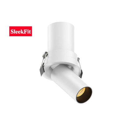 Curved Trim Mini Smart Telescopic Retractable Recessed Spot Down Light Swiveling Round Single Stretchable Pull Out Adjustable Aluminum Retractile Rotatable Pull Down Popout Spotlight Downlight