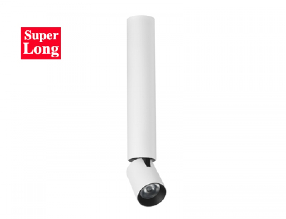 Long-Tube Folding & Cylindrical Surface Spotlight Adjustable Ceiling Down Light
