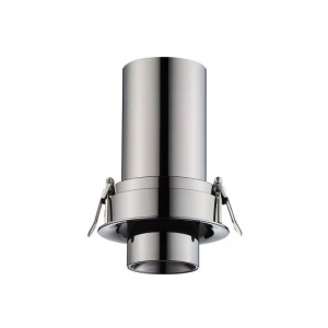Mini Recessed Stretchable Telescopic Adjustable Retractable Pulled Out Spot Down Light Flexible Round Single Directional 360° Rotate 90° Tilt Aluminum Gunmetal Swiveling Spotlight Downlight-5