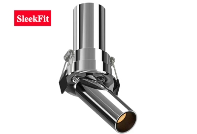 Mini Recessed Stretchable Telescopic Adjustable Retractable Pulled Out Spot Down Light Flexible Round Single Directional Small 360° Rotate 90° Tilt Aluminum Gunmetal Swiveling Spotlight Downlight