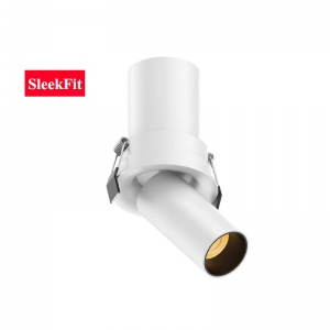 Mini Smart Telescopic Retractable Recessed Spot Down Light Swiveling Round Single Stretchable Pull Out Adjustable Aluminum Retractile Rotatable Pull Down Popout Spotlight Downlight White