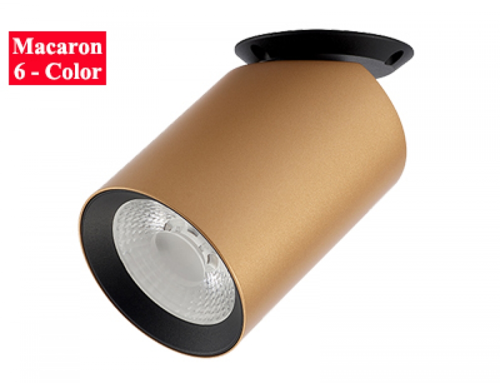 Nordic Macaroon 6-color Adjust Surface Cylindrical Directional Accent Spot Light
