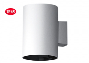Single-Direction IP65 Cylindrical Wall Spot Down Light Fixed Minimalist Architectural Wall Sconce Light Aluminum LED COB Antiglare Cylinder Modern Waterproof Wall Mount Direct Light Fixture White