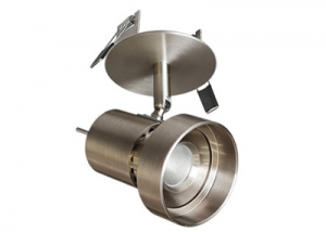 Mid Century Retro Bauhaus Flush Mount Conical Adjustable Spot Light Brushed Nickel Semi Flush Accent Light Ceiling Fixture Articulated Spotlight Semi Recessed Directional Ceiling Spot Light