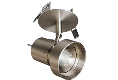 Mid Century Retro Bauhaus Flush Mount Conical Adjustable Spot Light Brushed Nickel Semi Flush Accent Light Ceiling Fixture Articulated Spotlight Semi Recessed Directional Ceiling Spot Light